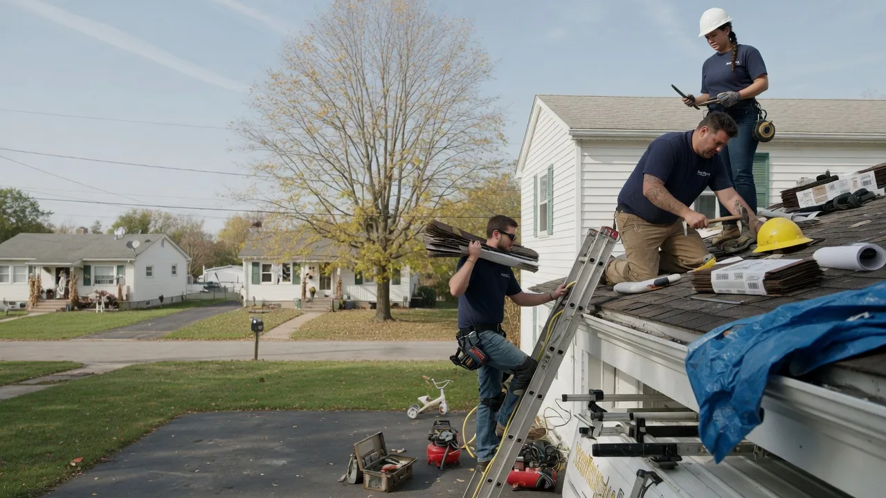 Local Roofing Contractors in Hubertus, WI near me